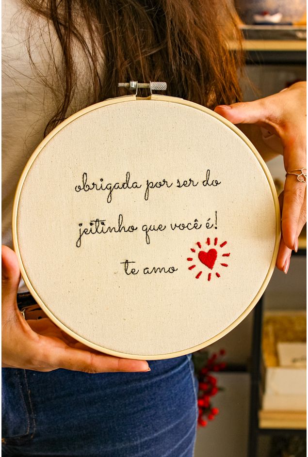 Bastidor Bordado Jeitinho que Voce E - Mimo Galeria -4- Bastidor Bordado Jeitinho que Voce E - Mimo Galeria -4-